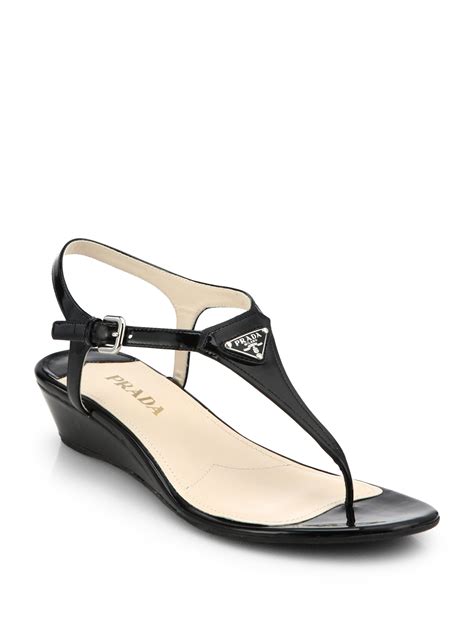 PRADA Wedge Thong Sandals for Women for sale 